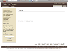 Tablet Screenshot of carlosj.wikidot.com