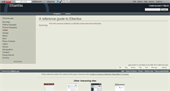 Desktop Screenshot of eltanliss.wikidot.com