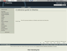 Tablet Screenshot of eltanliss.wikidot.com