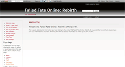 Desktop Screenshot of failedfaterebirth.wikidot.com