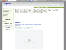 Tablet Screenshot of cigarfox.wikidot.com