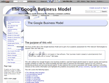 Tablet Screenshot of googlebusinessmodel.wikidot.com