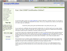 Tablet Screenshot of cisspcertification.wikidot.com