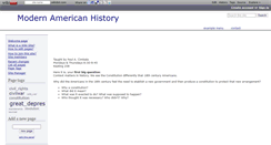 Desktop Screenshot of modamerican.wikidot.com