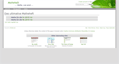 Desktop Screenshot of matheheft.wikidot.com