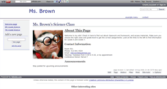 Desktop Screenshot of msbrownohenryscience.wikidot.com