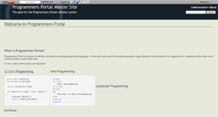 Desktop Screenshot of progportalhome.wikidot.com