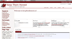 Desktop Screenshot of keepthemhonest.wikidot.com
