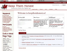 Tablet Screenshot of keepthemhonest.wikidot.com