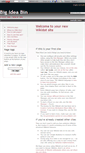 Mobile Screenshot of bigideabin.wikidot.com