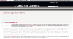 Desktop Screenshot of ecigarettescalifornia.wikidot.com