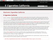 Tablet Screenshot of ecigarettescalifornia.wikidot.com