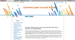 Desktop Screenshot of caminhoinclusaodigital.wikidot.com