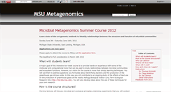 Desktop Screenshot of metagenomics.wikidot.com