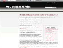 Tablet Screenshot of metagenomics.wikidot.com