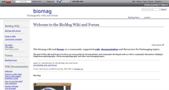 Desktop Screenshot of biomag.wikidot.com