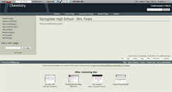 Desktop Screenshot of fearschemistry.wikidot.com