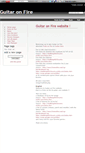 Mobile Screenshot of guitar-on-fire.wikidot.com