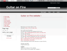 Tablet Screenshot of guitar-on-fire.wikidot.com