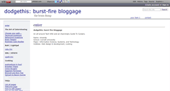 Desktop Screenshot of dodgethis.wikidot.com