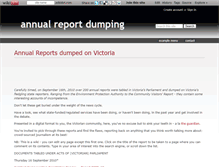 Tablet Screenshot of annualreportdumping.wikidot.com