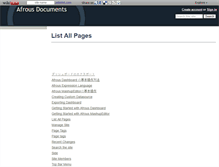 Tablet Screenshot of afrous.wikidot.com