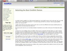 Tablet Screenshot of goldfish.wikidot.com