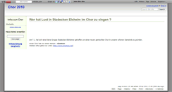 Desktop Screenshot of chor2010.wikidot.com