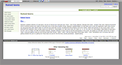 Desktop Screenshot of nakedteens.wikidot.com