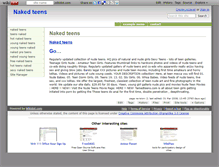 Tablet Screenshot of nakedteens.wikidot.com