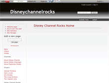 Tablet Screenshot of disneychannelrocks.wikidot.com