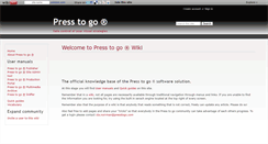 Desktop Screenshot of presstogo.wikidot.com