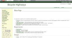 Desktop Screenshot of bikehighways.wikidot.com