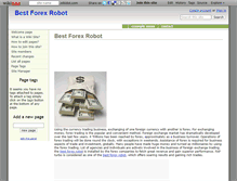 Tablet Screenshot of bestforexrobot.wikidot.com