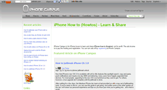 Desktop Screenshot of iphonecampus.wikidot.com