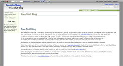 Desktop Screenshot of freestuffblog.wikidot.com
