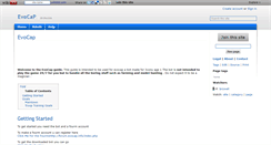 Desktop Screenshot of evocap.wikidot.com