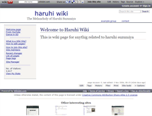 Tablet Screenshot of haruhi.wikidot.com