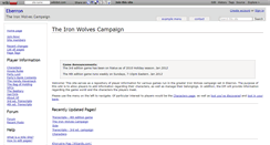 Desktop Screenshot of ironwolves.wikidot.com