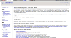 Desktop Screenshot of opencascade.wikidot.com