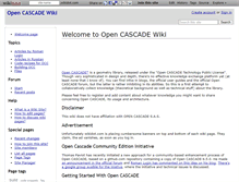 Tablet Screenshot of opencascade.wikidot.com