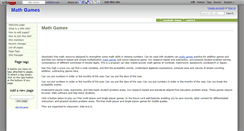 Desktop Screenshot of fun24mathgames.wikidot.com
