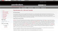 Desktop Screenshot of pawnbrokers.wikidot.com