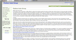 Desktop Screenshot of plattnerautogroup.wikidot.com