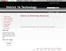 Tablet Screenshot of d16technology.wikidot.com