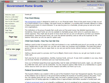 Tablet Screenshot of government-home-grants.wikidot.com