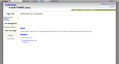 Desktop Screenshot of calcodes.wikidot.com