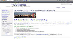 Desktop Screenshot of mvccrobotics.wikidot.com