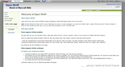 Desktop Screenshot of openwow.wikidot.com