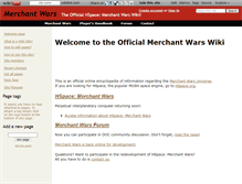 Tablet Screenshot of merchantwars.wikidot.com